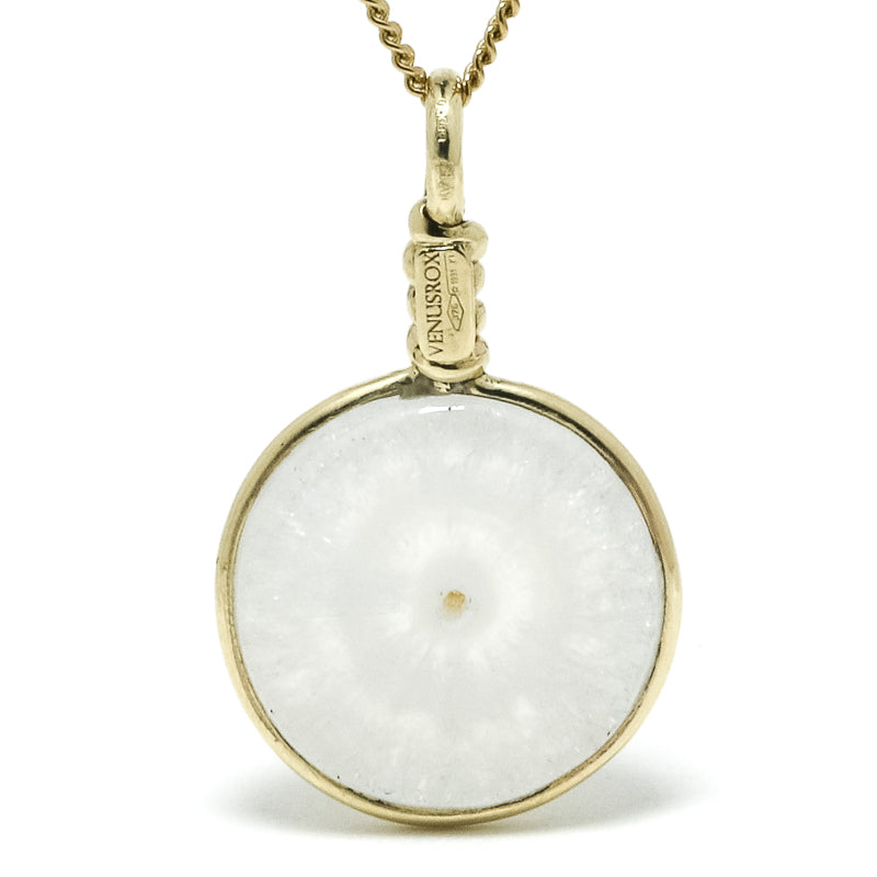 Clear Quartz Polished Crystal Pendant from India | Venusrox