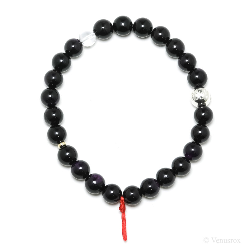 Purpurite Bead Bracelet from Brazil | Venusrox