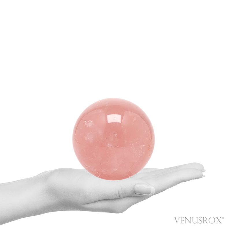Star Rose Quartz Polished Sphere from Brazil | Venusrox
