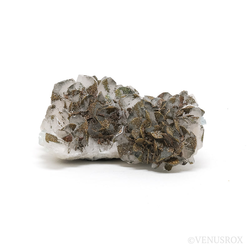 Calcite with Chalcopyrite & Fluorite Natural Cluster from the Vtoroy Sovetskiy Mine, Dalnegorsk, Primorskiy Kray, Russia | Venusrox