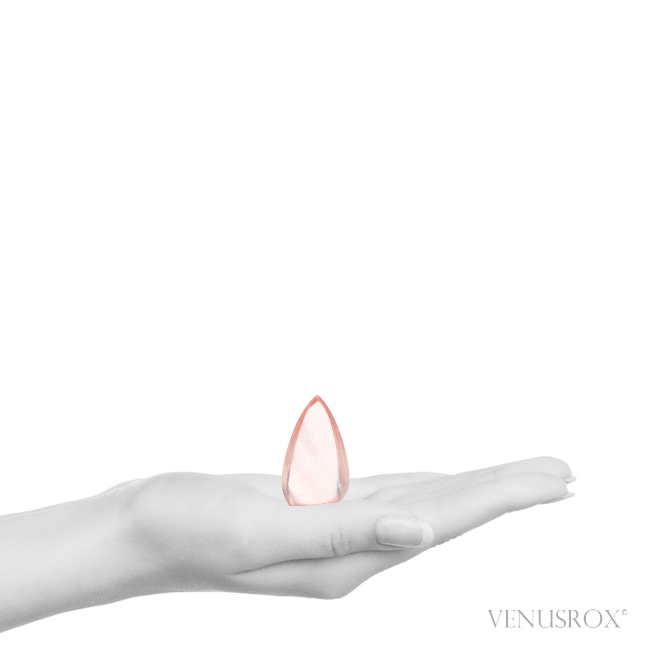 Rose Quartz Polished Flame from Brazil | Venusrox