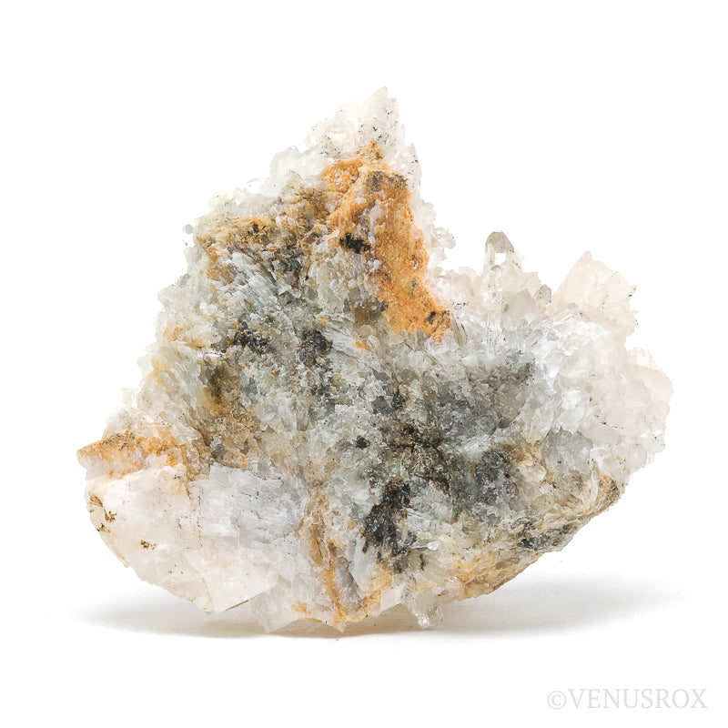 Calcite on Clear Quartz Natural Cluster from the Trepča Mining Complex, Trepča Valley, Kosovska Mitrovica, Kosovska Mitrovica District, Kosovo | Venusrox