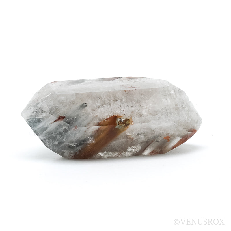 Amphibole Quartz Double Terminated Polished Point from Brazil | Venusrox