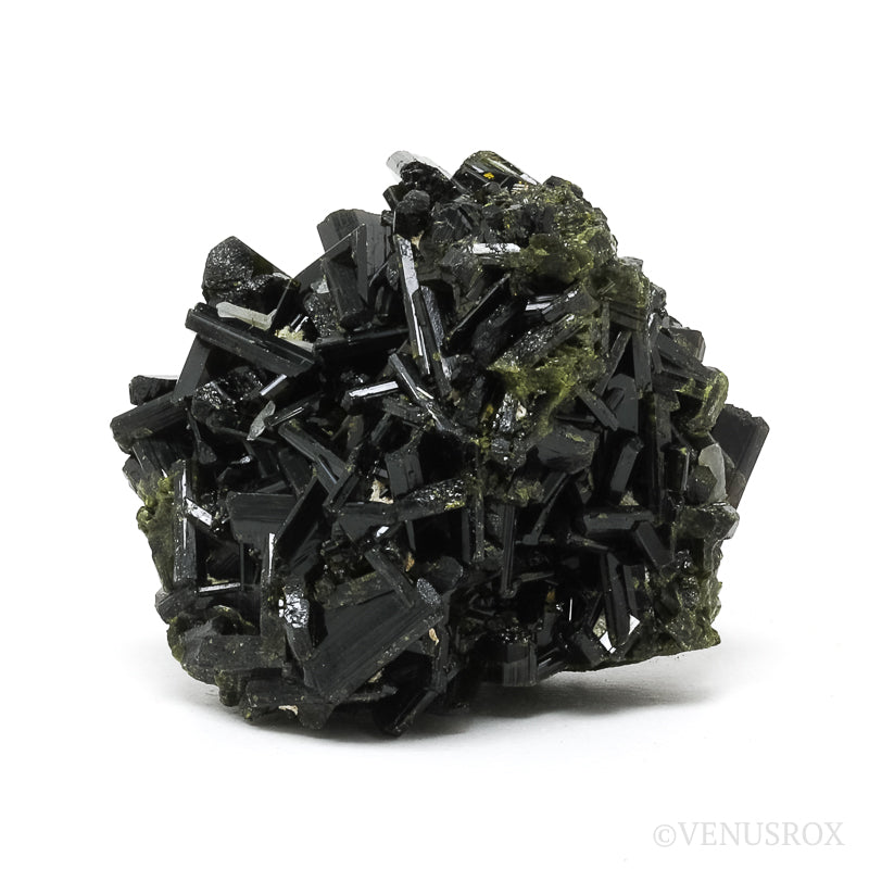 Epidote with Quartz Natural Cluster from Khorwin Mt, Tafresh County, Iran | Venusrox