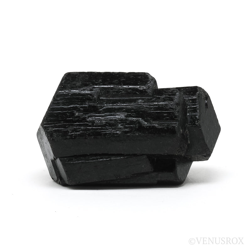 Black Tourmaline Double Terminated Natural Crystal from India | Venusrox