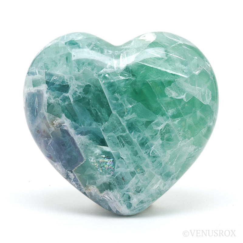 Fluorite Polished Heart from Mexico | Venusrox