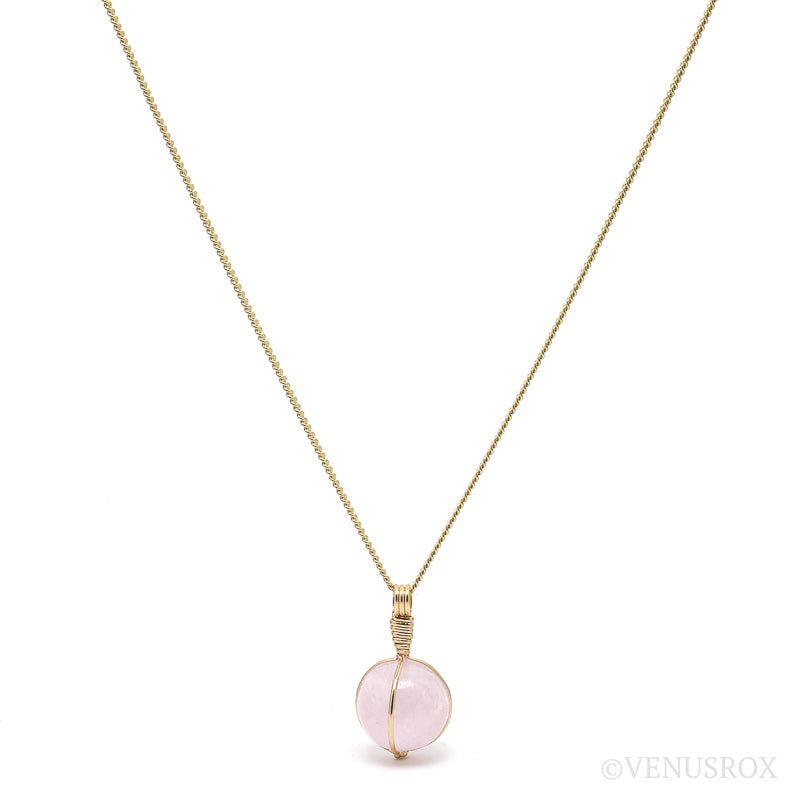 Kunzite Polished Sphere Pendant from Afghanistan | Venusrox