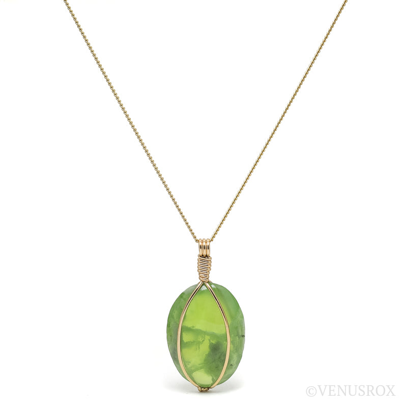 Vesuvianite/Idocrase Polished Crystal Pendant from Jakut-Saha, Russia | Venusrox