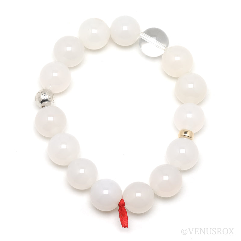 White Agate Bracelet from Brazil | Venusrox