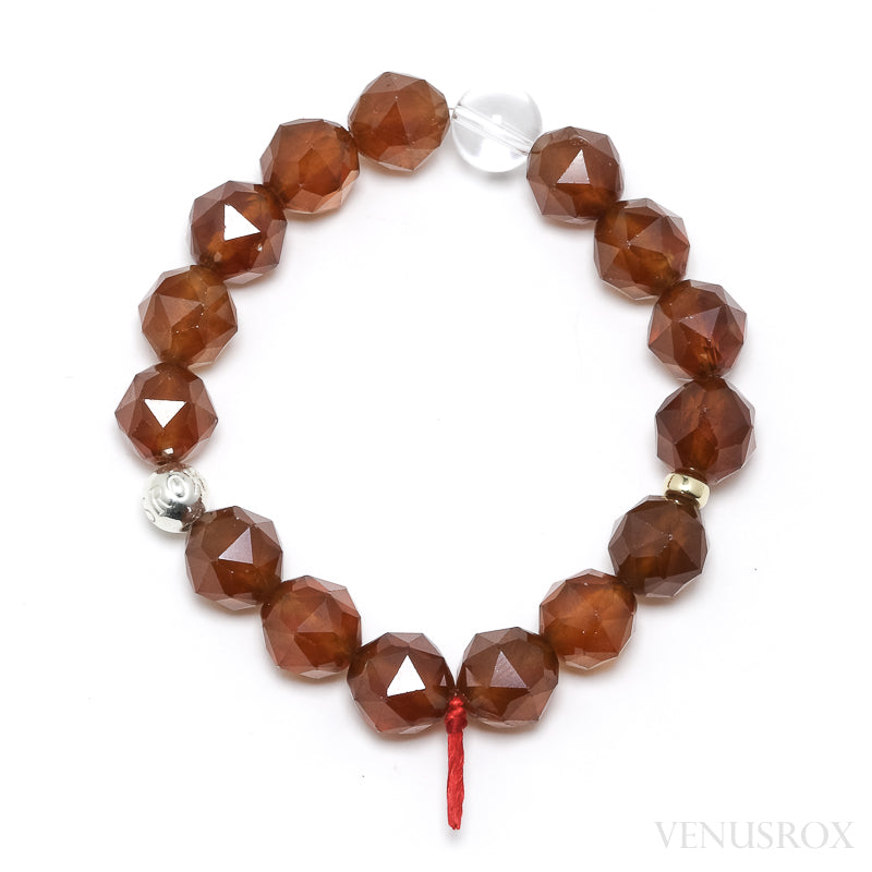 Hessonite Garnet Bead Bracelet from Mozambique | Venusrox