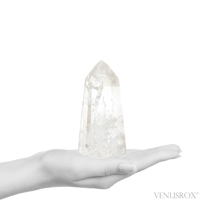Lemurian Quartz Polished Point from Brazil