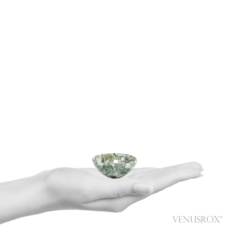 Moss Agate Bowl from India | Venusrox