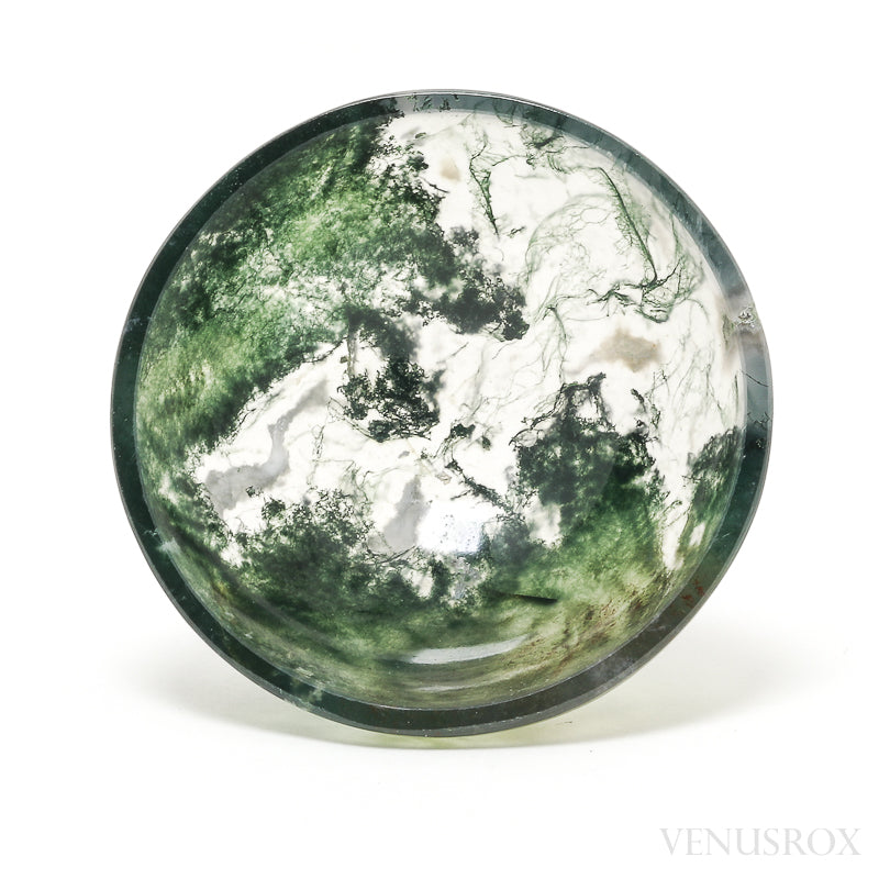 Moss Agate Bowl from India | Venusrox