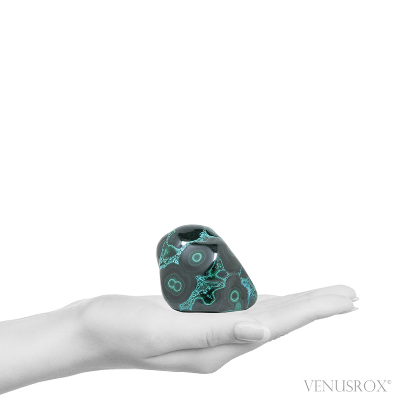Malachite with Chrysocolla Polished Crystal from the Democratic Republic of Congo | Venusrox