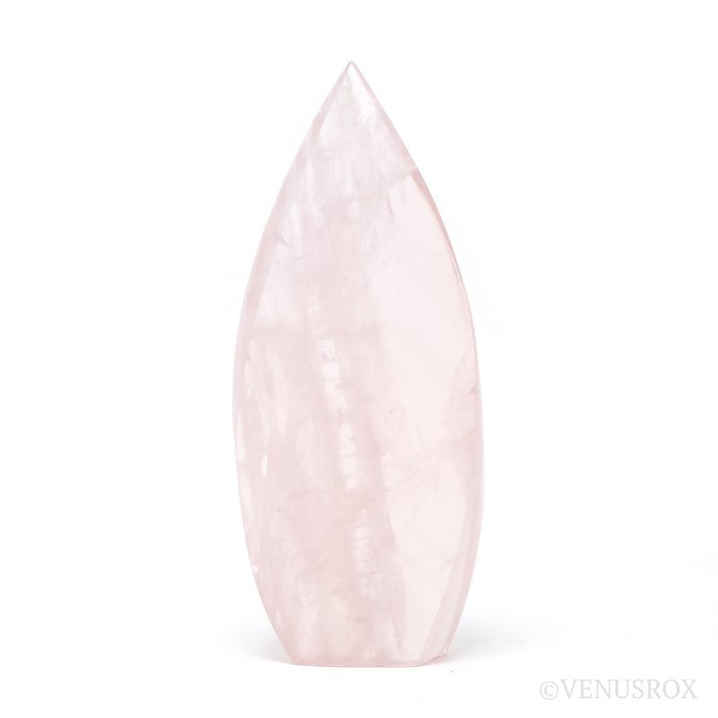 Rose Quartz Polished Flame from Brazil | Venusrox