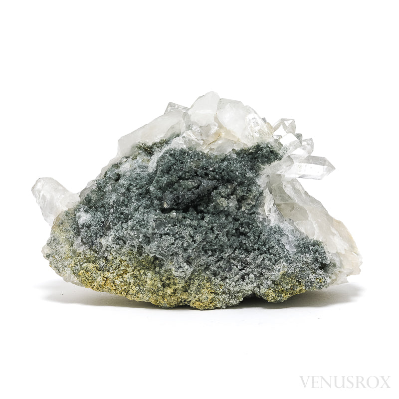 Himalayan Chlorite Quartz with Golden Rutile Natural Cluster from the Indian Himalayas | Venusrox