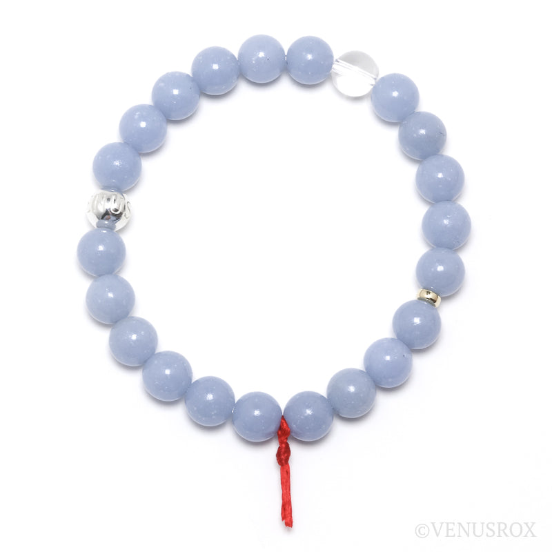 Angelite Bead Bracelet from Peru | Venusrox