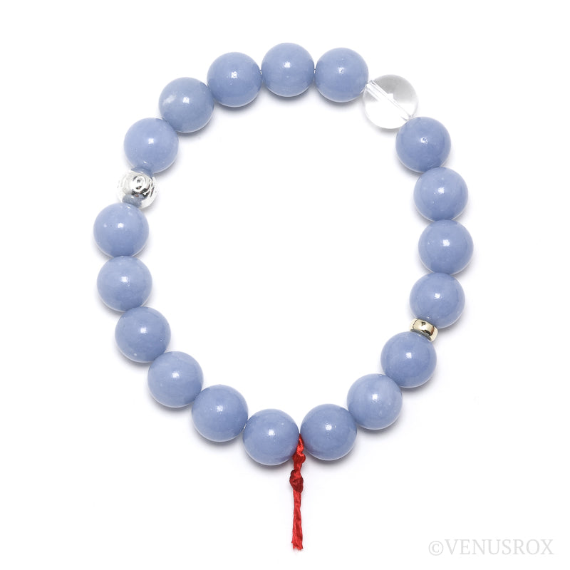 Angelite Bead Bracelet from Peru | Venusrox
