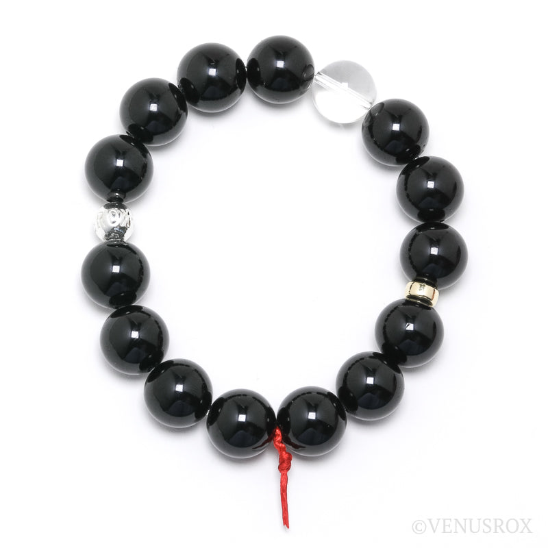 Black Tourmaline Bracelet from Brazil | Venusrox