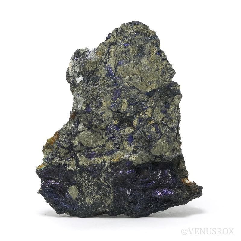 Covellite with Pyrite Natural Crystal from the Cajamarca Province, Cajamarca, Peru | Venusrox