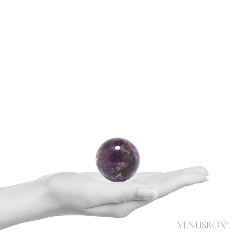 Amethyst Phantom Polished Sphere from Brazil | Venusrox