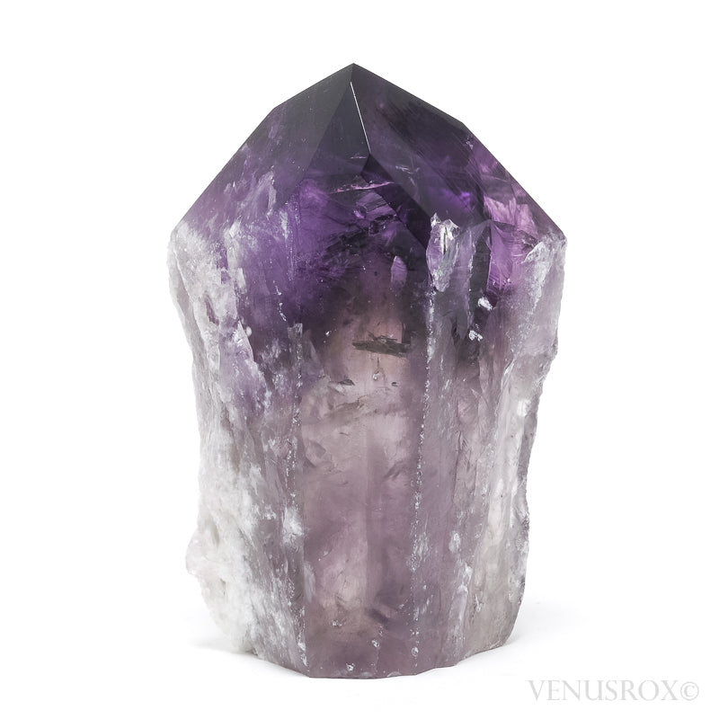 Amethyst Phantom Polished/Natural Point from the Quixaba Mine, Bahia, Brazil | Venusrox