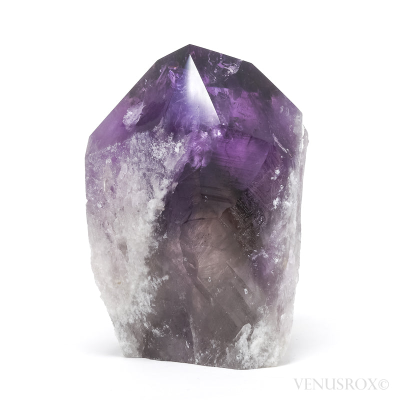Amethyst Phantom Polished/Natural Point from the Quixaba Mine, Bahia, Brazil | Venusrox