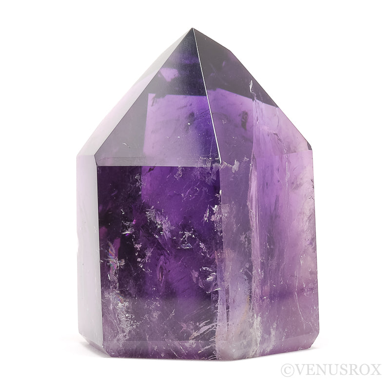 Amethyst Phantom Polished Point from Brazil | Venusrox