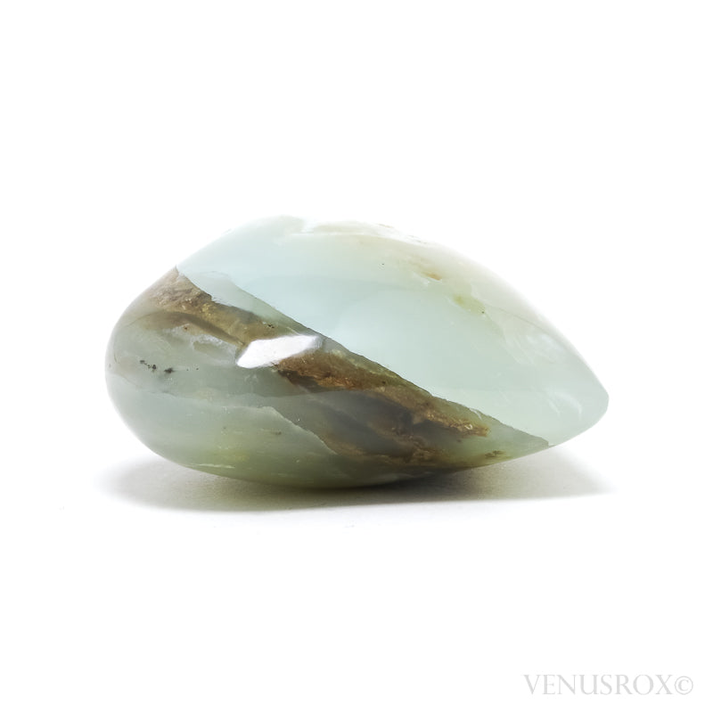 Blue Andean Opal Polished Heart from the Acari Mine, Caraveli Province, Arequipa Department, Peru | Venusrox