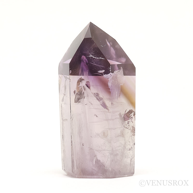 Amethyst Phantom Polished Point from the Quixaba Mine, Bahia, Brazil | Venusrox