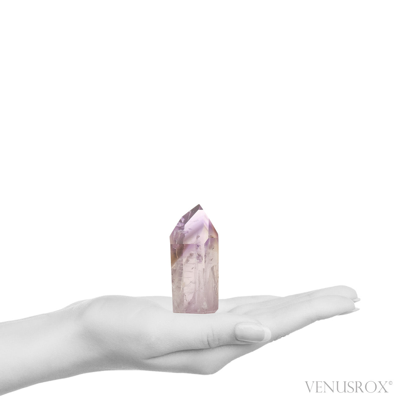 Amethyst Phantom Polished Point from the Quixaba Mine, Bahia, Brazil | Venusrox