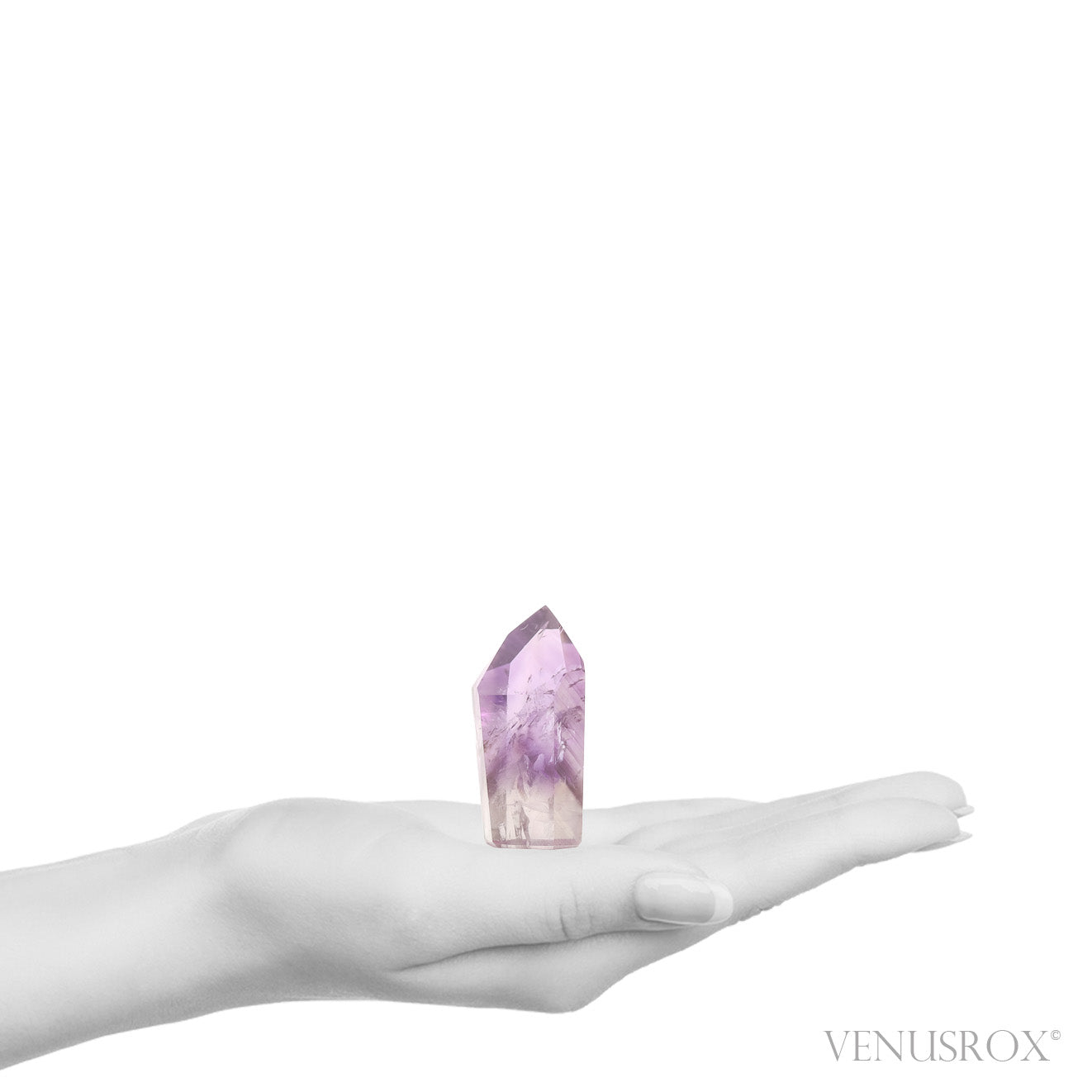 Amethyst Phantom Polished Point from Brazil | Venusrox