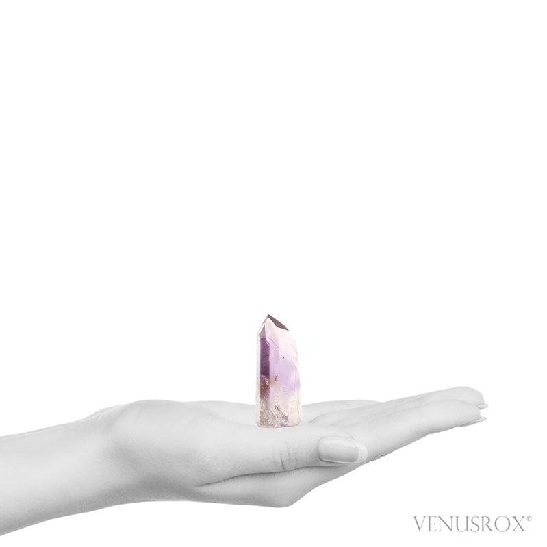 Amethyst Phantom Polished Point from the Quixaba Mine, Bahia, Brazil | Venusrox