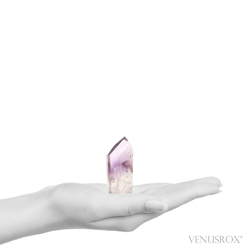 Amethyst Phantom Polished Point from the Quixaba Mine, Bahia, Brazil | Venusrox