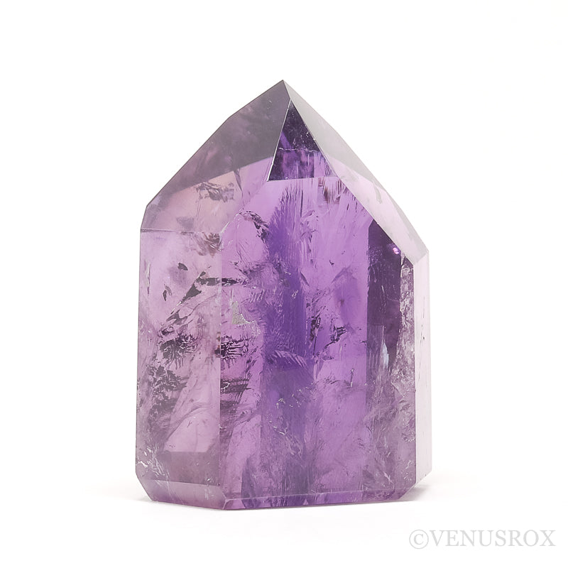 Amethyst Phantom Polished Point from Brazil | Venusrox