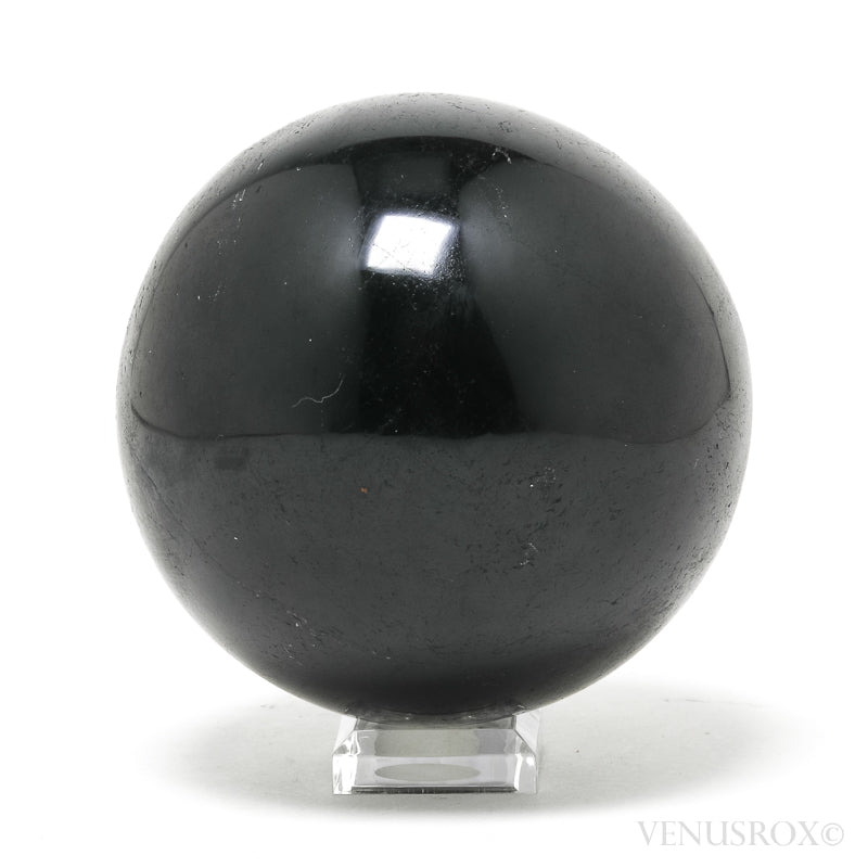 Black Tourmaline Polished Sphere from Madagascar | Venusrox