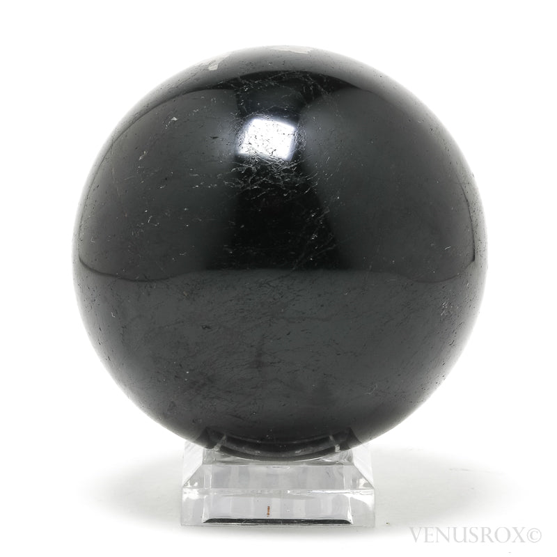 Black Tourmaline Polished Sphere from Madagascar | Venusrox