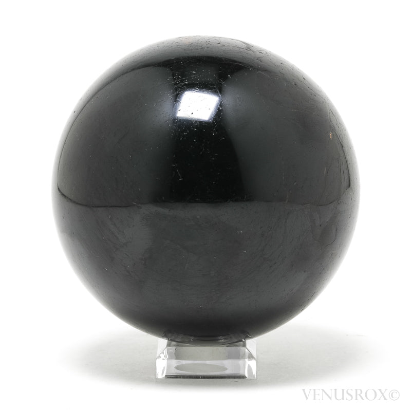 Black Tourmaline Polished Sphere from Madagascar | Venusrox