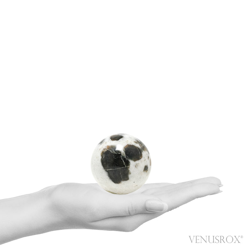 Brown Moonstone with Feldspar Sphere from India | Venusrox