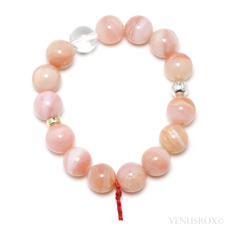 Pink Opal Bead Bracelet from Peru | Venusrox