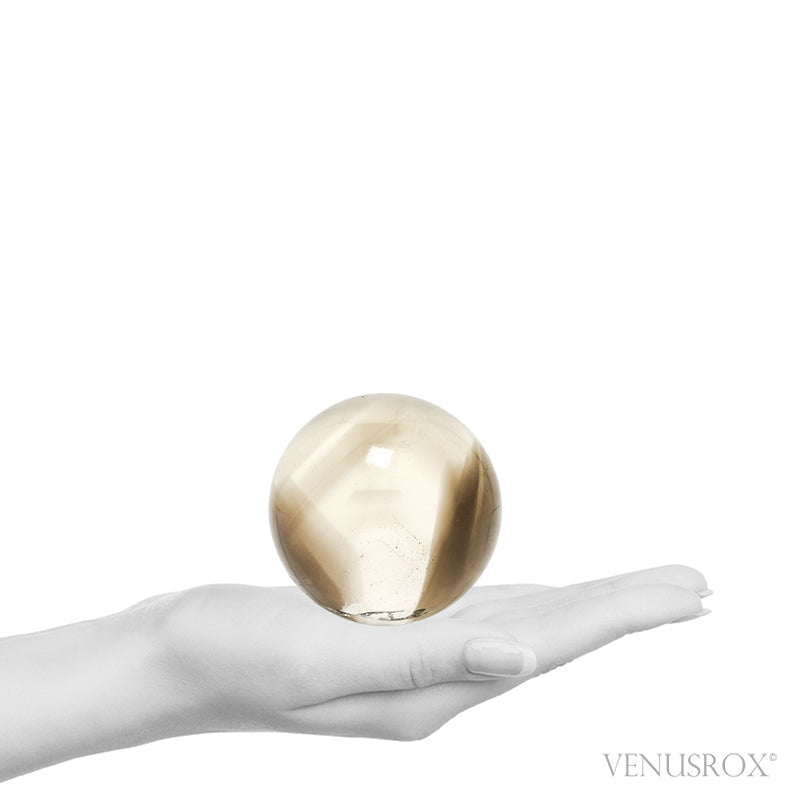 Smoky Phantom Quartz Sphere from Brazil | Venusrox