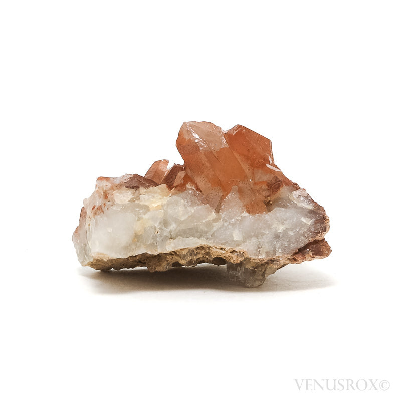 Ferruginous (Red) Quartz Natural Cluster from Tinejdad, Errachidia Province, Drâa-Tafilalet Region, Morocco | Venusrox