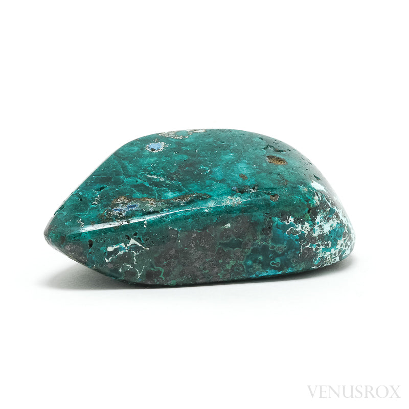 Dioptase with Chrysocolla, Shattuckite & Matrix Polished Crystal from the Democratic Republic of Congo | Venusrox