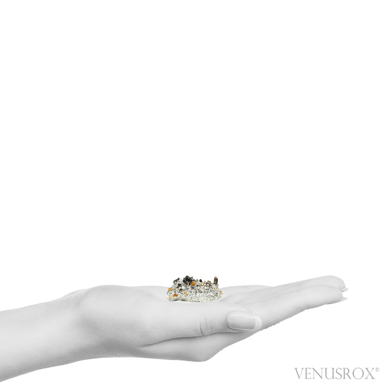 Spessartine Garnet with Smoky Quartz and Orthoclase Natural Cluster from Wushan Spessartine Mine, Tongbei, Yunxiao Co., Zhangzhou Prefecture, Fujian Province, China | Venusrox