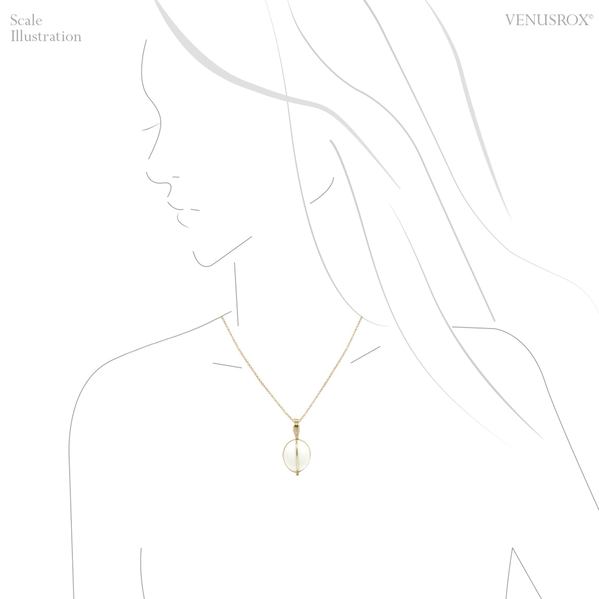 White Opal Polished Crystal Pendant from Madagascar | Venusrox