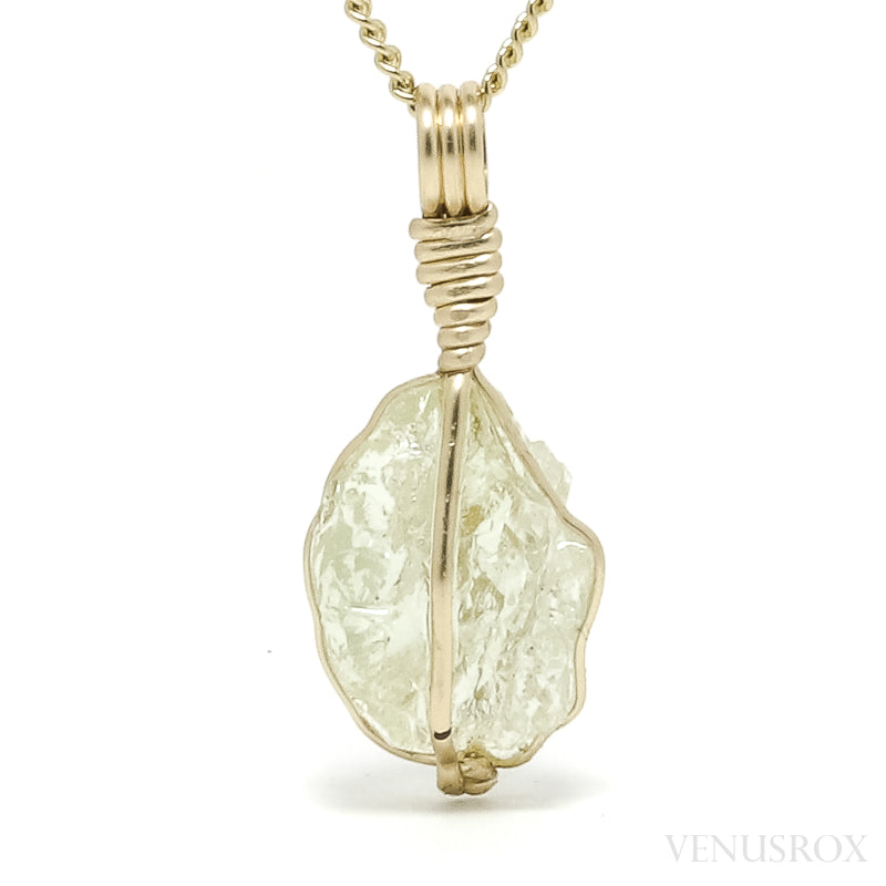 Heliodor Natural Crystal Pendant from Ukraine | Venusrox
