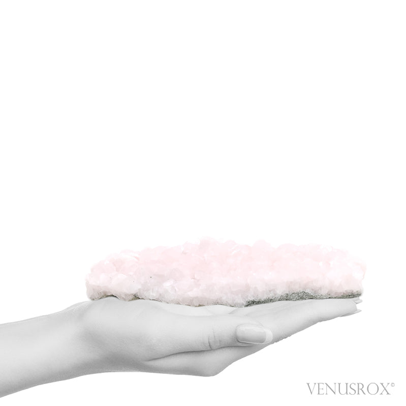 Pink Mangano Calcite with Matrix Natural Cluster from the Androvo Mine, Zlatograd, Bulgaria | Venusrox