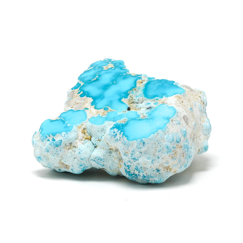 Turquoise Part Polished/Part Natural Crystal from Blue Ridge, Sonora, Mexico | Venusrox