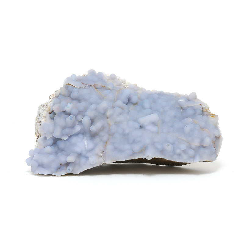 Blue Chalcedony pseudomorph after Anhydrite on Matrix Natural Crystal from Rumy Pata, Ichuna, General Sanchez Cerro Province, Moquegua, Peru | Venusrox