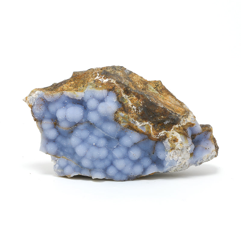Blue Chalcedony pseudomorph after Anhydrite on Matrix Natural Crystal from Rumy Pata, Ichuna, General Sanchez Cerro Province, Moquegua, Peru | Venusrox